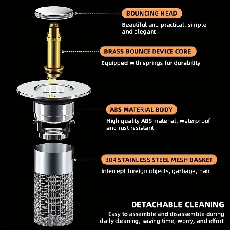 ClearDrain™ Filter – Keep Your Sink Clear, No Plumber Needed