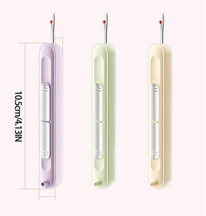 Outil de couture 2-en-1 – Enfileur d’aiguille et découseur (Lot de 2)