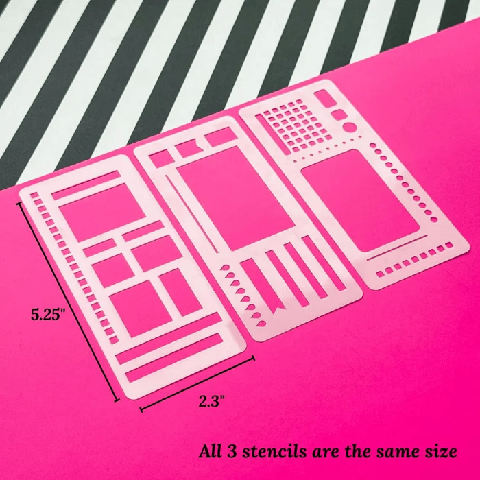 Cahier de pochoirs créatifs PlanSculpt™