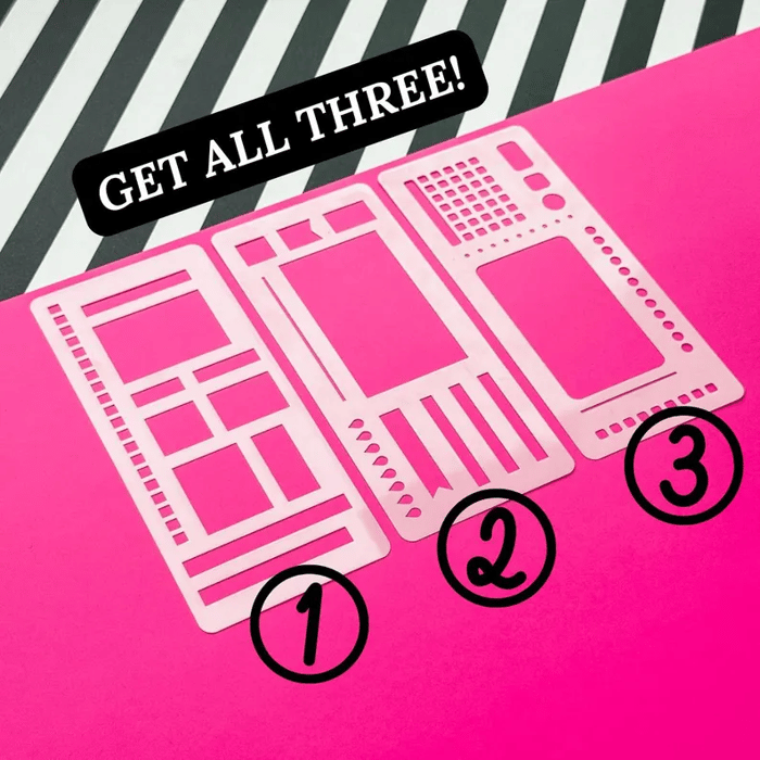 Cahier de pochoirs créatifs PlanSculpt™