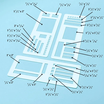 Cahier de pochoirs créatifs PlanSculpt™