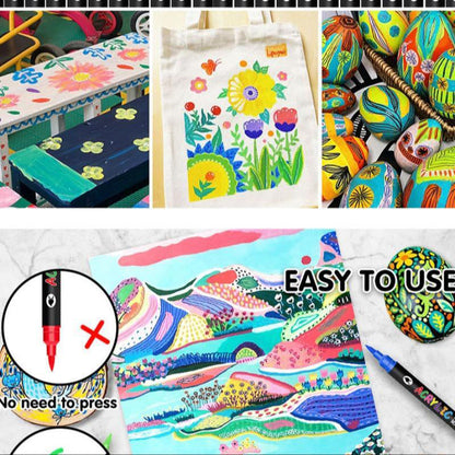 Acrylic Paint Markers – Unleash Bold, Vibrant Creations with Every Stroke