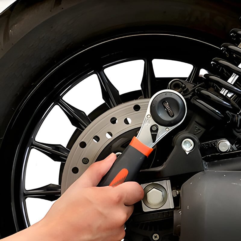 BoltMaster™ – Clé à Cliquet Réglable à 360°