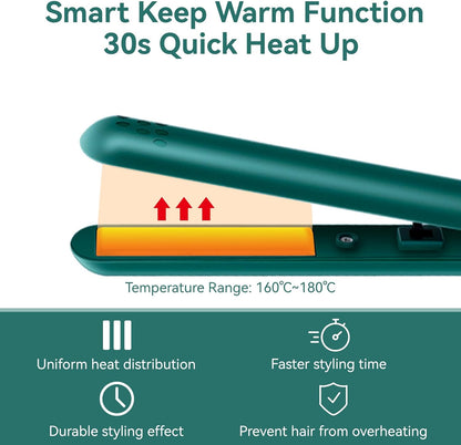 Curluxe™ – Fer à Boucler et Lisser Mini 2-en-1