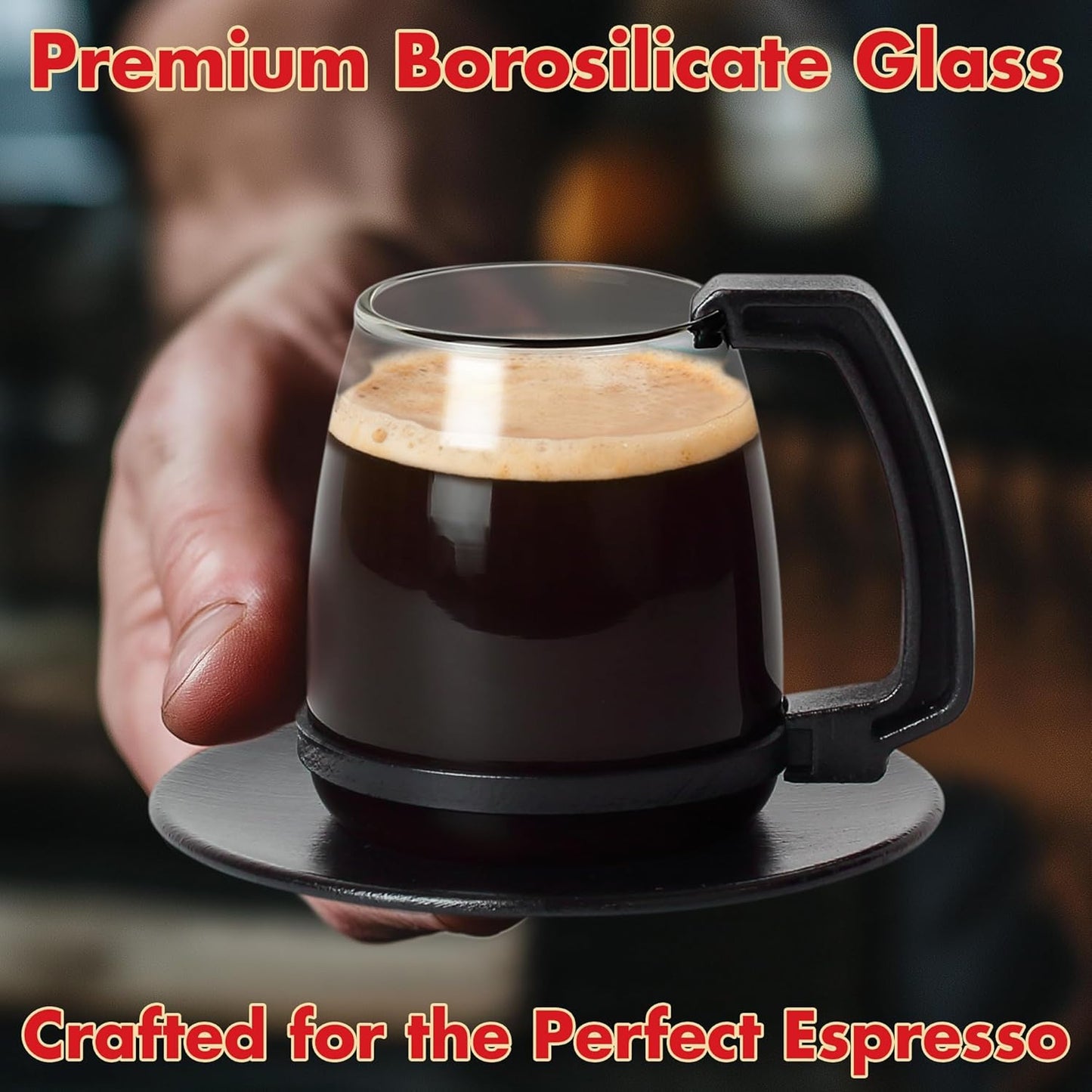 BrewEra™ Tasse à Café en Verre Rétro