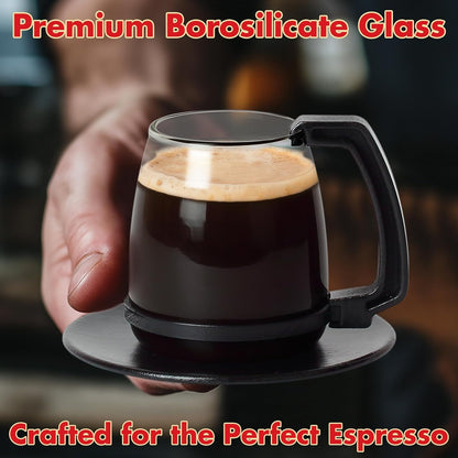 BrewEra™ Tasse à Café en Verre Rétro