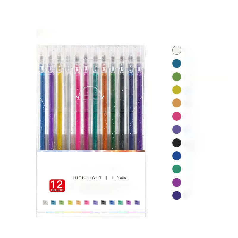 LumiGlide™ – Glitter Gel Pen Collection