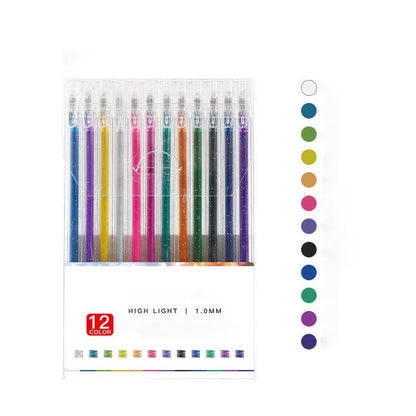 LumiGlide™ – Glitter Gel Pen Collection