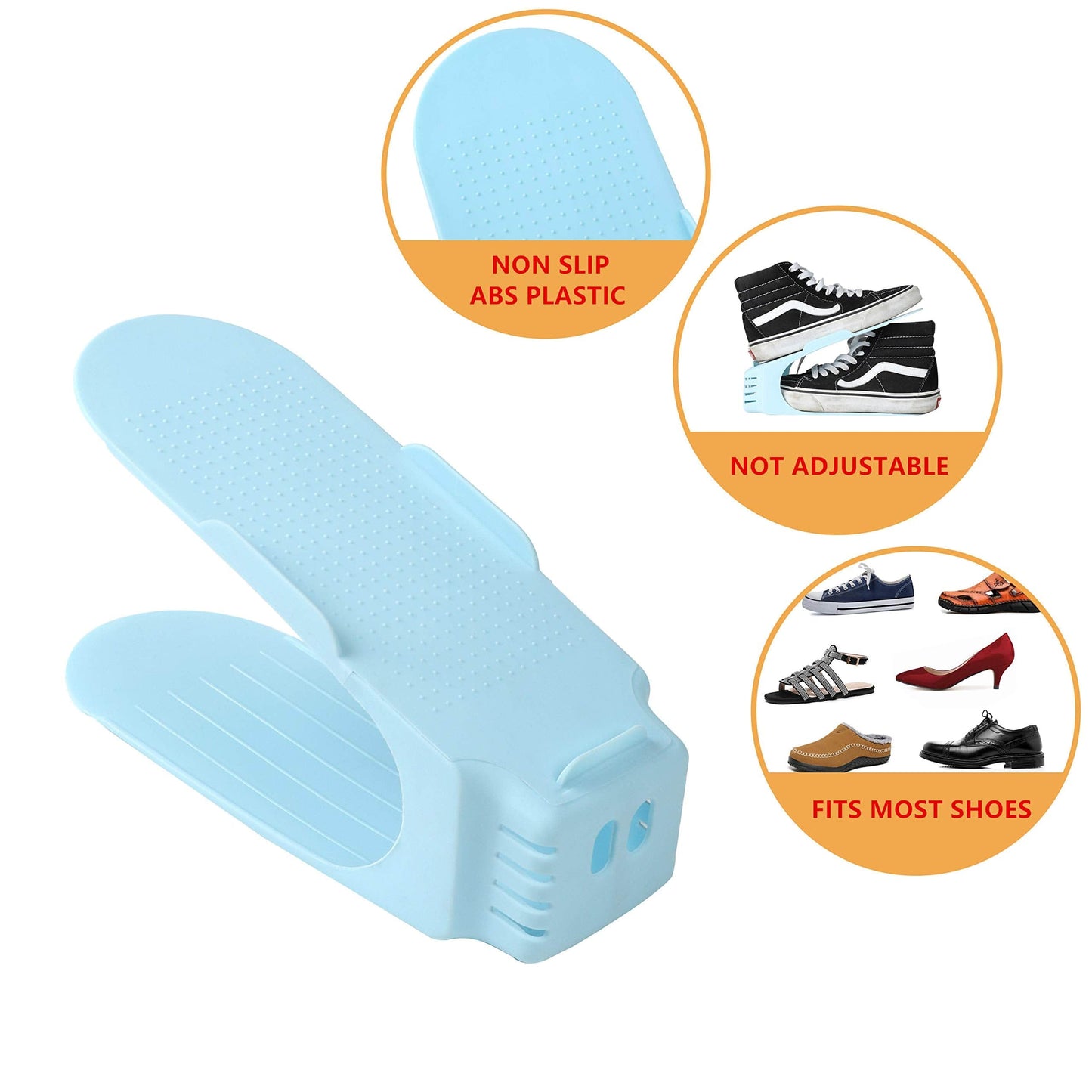 StackNStore™ – Ensemble d'Organiseurs de Chaussures (x3)