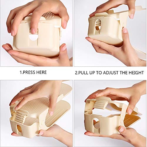 StackNStore™ – Ensemble d'Organiseurs de Chaussures (x3)