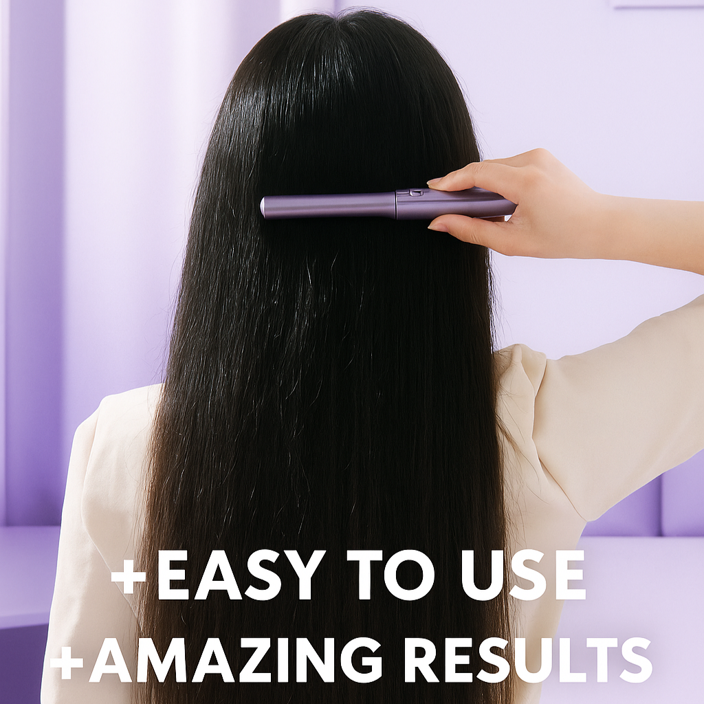 InfiniteGlam™ Lisseur de Cheveux Sans Fil