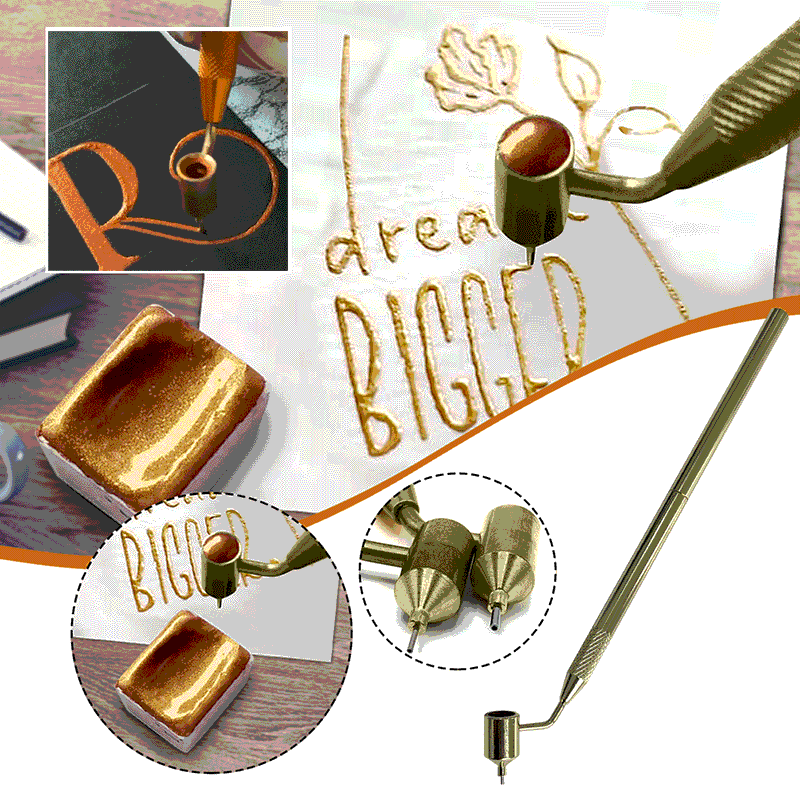 FlowScript™ Stylo d'entraînement à la calligraphie – Maîtrisez des traits fluides et élégants