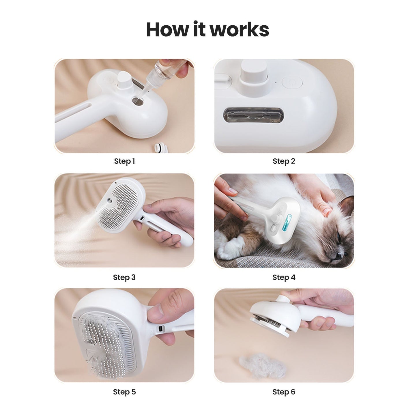 Pawlish™ – Brosse de toilettage pour animaux domestiques, pour un pelage sain et heureux