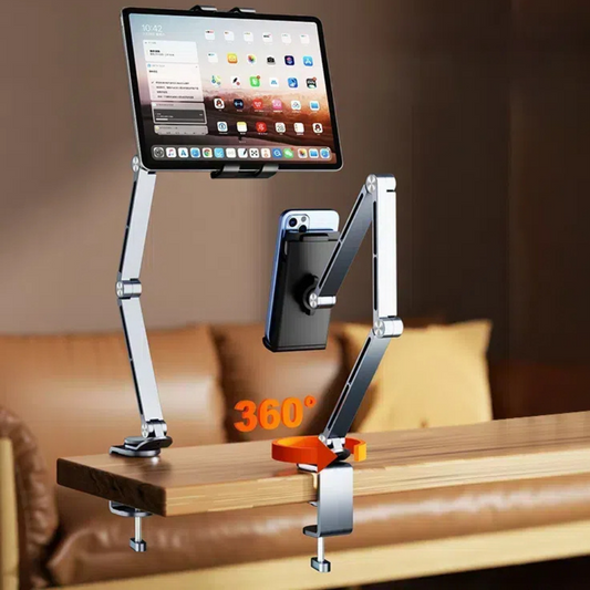 AlloyMate™ – Support pour Tablette et Téléphone en Aluminium Ajustable