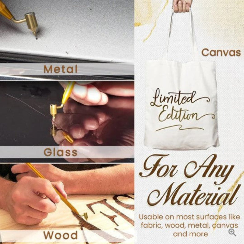 FlowScript™ Stylo d'entraînement à la calligraphie – Maîtrisez des traits fluides et élégants