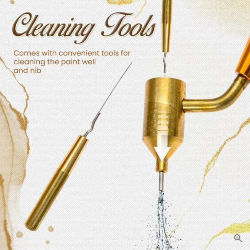 FlowScript™ Stylo d'entraînement à la calligraphie – Maîtrisez des traits fluides et élégants