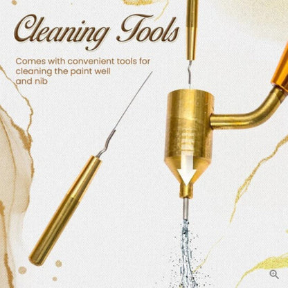 FlowScript™ Stylo d'entraînement à la calligraphie – Maîtrisez des traits fluides et élégants