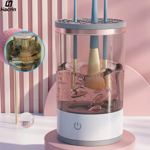 GlamSpin™ – Nettoyeur Automatique de Pinceaux de Maquillage Électrique
