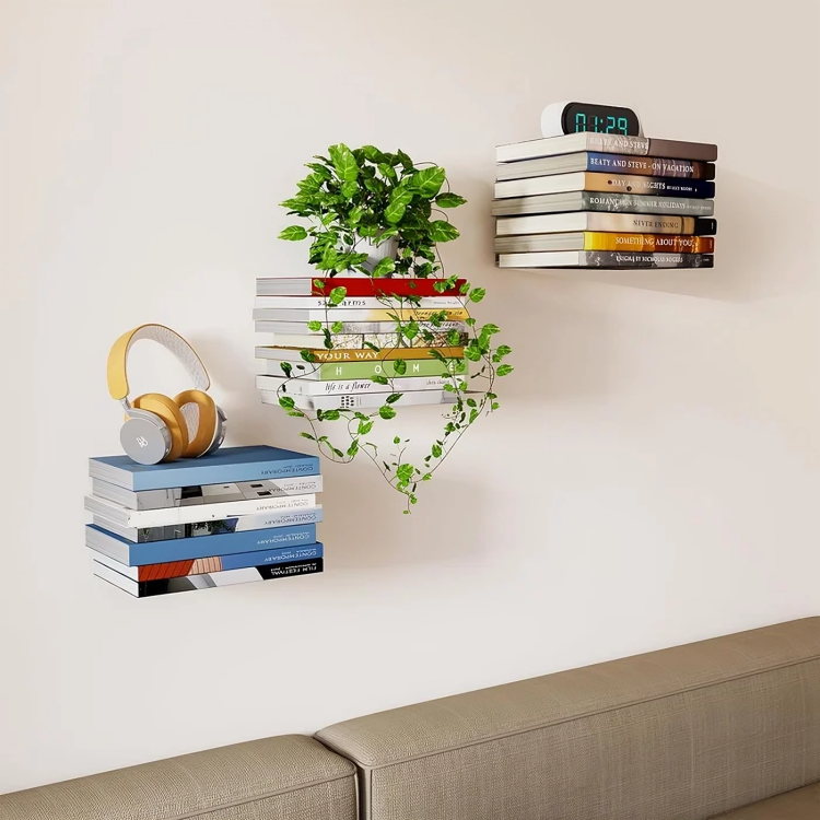 FloatShelf™ – L’étagère à livres invisible pour un look moderne et flottant