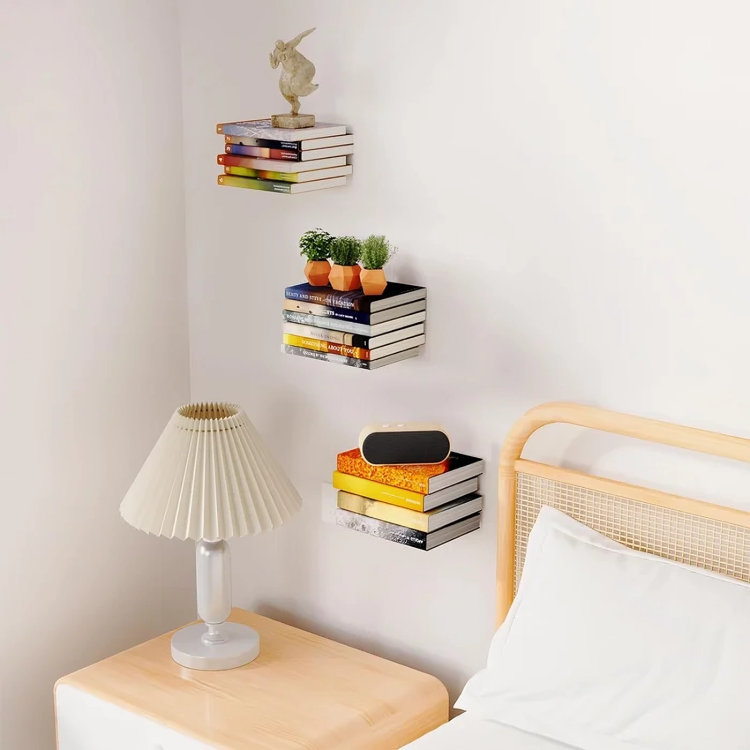 FloatShelf™ – L’étagère à livres invisible pour un look moderne et flottant