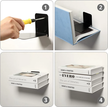 FloatShelf™ – L’étagère à livres invisible pour un look moderne et flottant