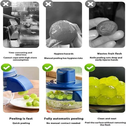 PeelMate™ – Electric Rechargeable Fruit & Veggie Peeler