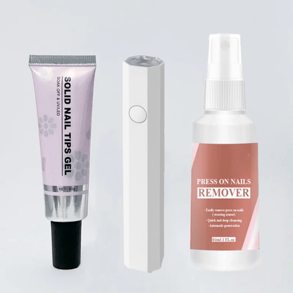 GlamMate™ Kit de décoration d’ongles 3-en-1 – Ongles de qualité salon à tout moment, n’importe où