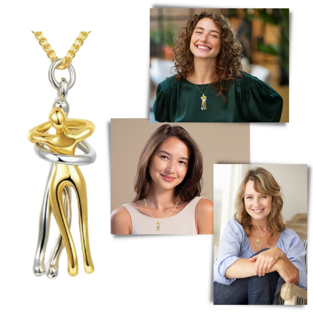 HeartHug™ Collier – Symbole d'Amour et de Connexion