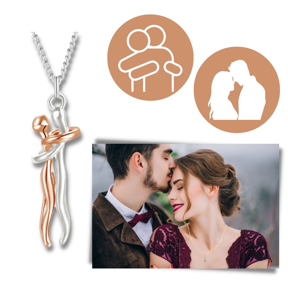 HeartHug™ Collier – Symbole d'Amour et de Connexion