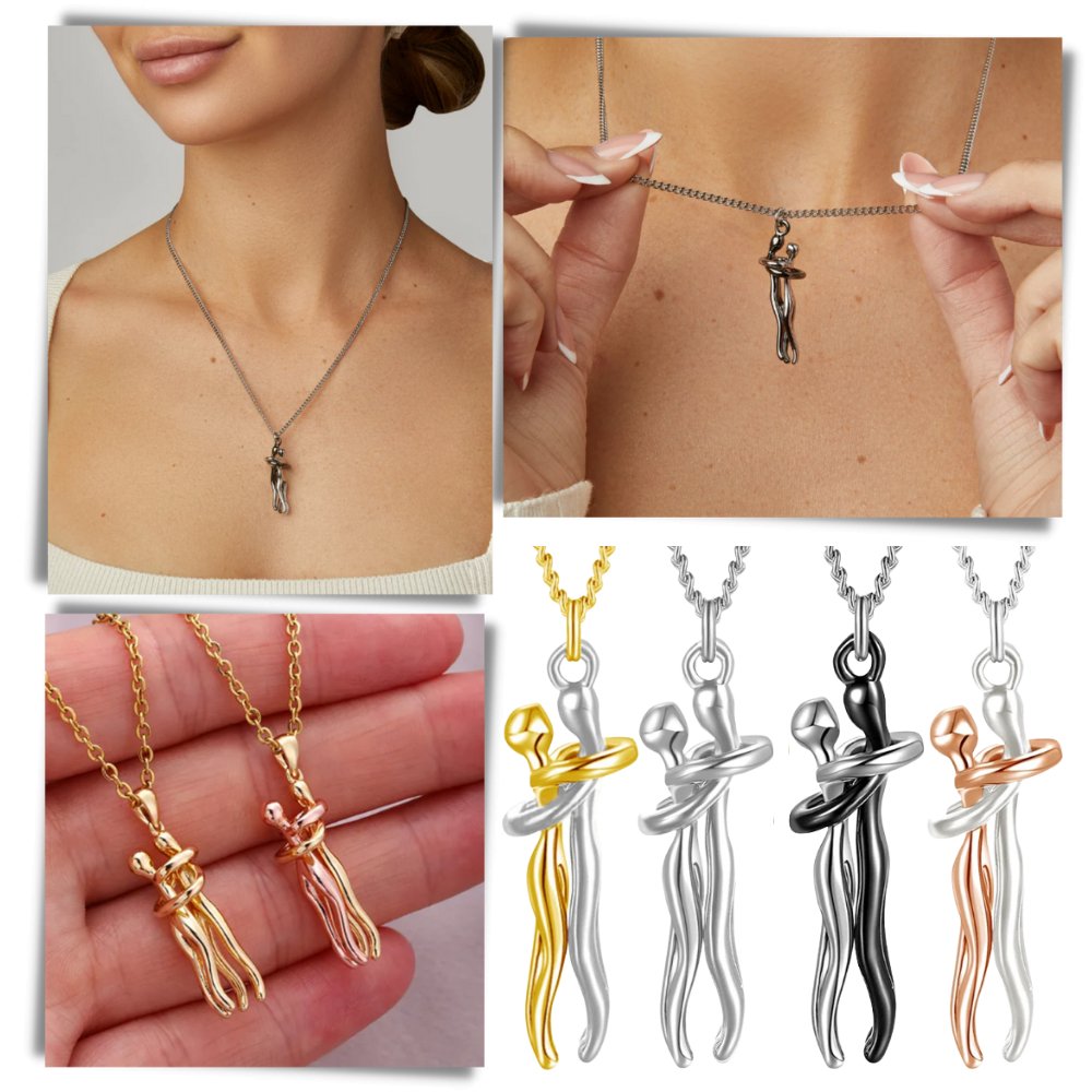HeartHug™ Collier – Symbole d'Amour et de Connexion
