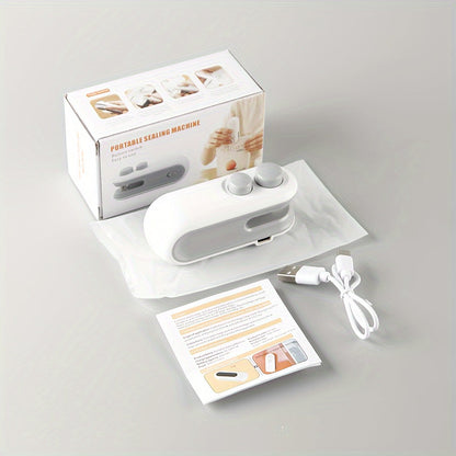 Scelleur de Sac 2-en-1 – Portable et Rechargeable