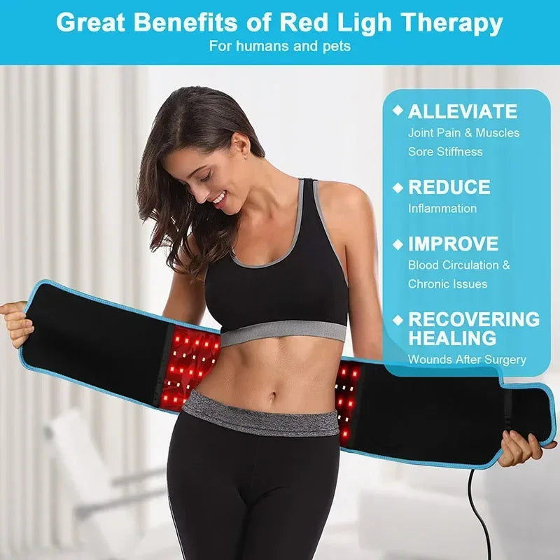LumaCore™ — Ceinture de thérapie par lumière rouge pour un tonus naturel et un soulagement du noyau