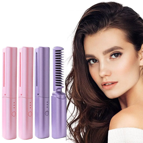 InfiniteGlam™ Lisseur de Cheveux Sans Fil