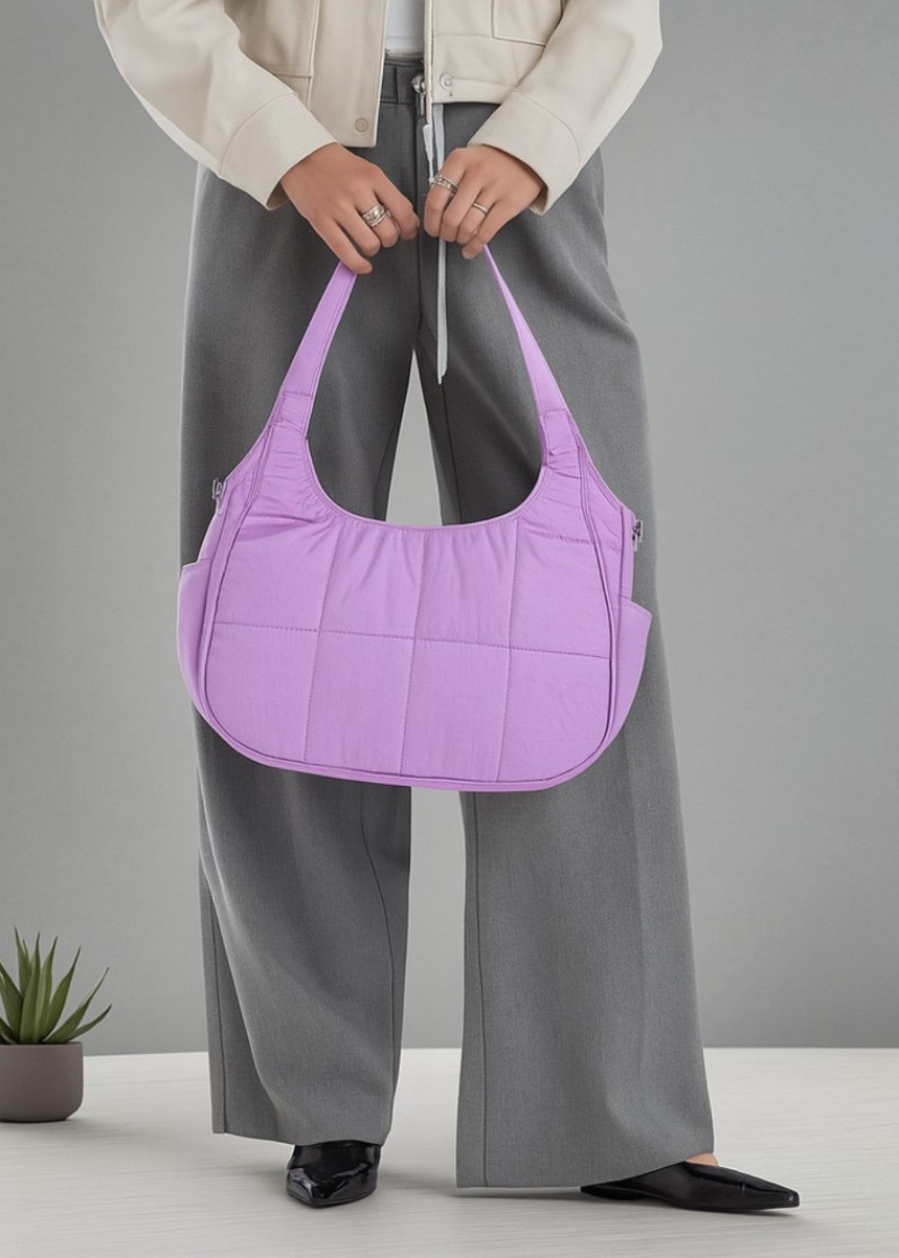 Veloura™ Mini Sac Matelassé – Style Léger, Polyvalence Quotidienne